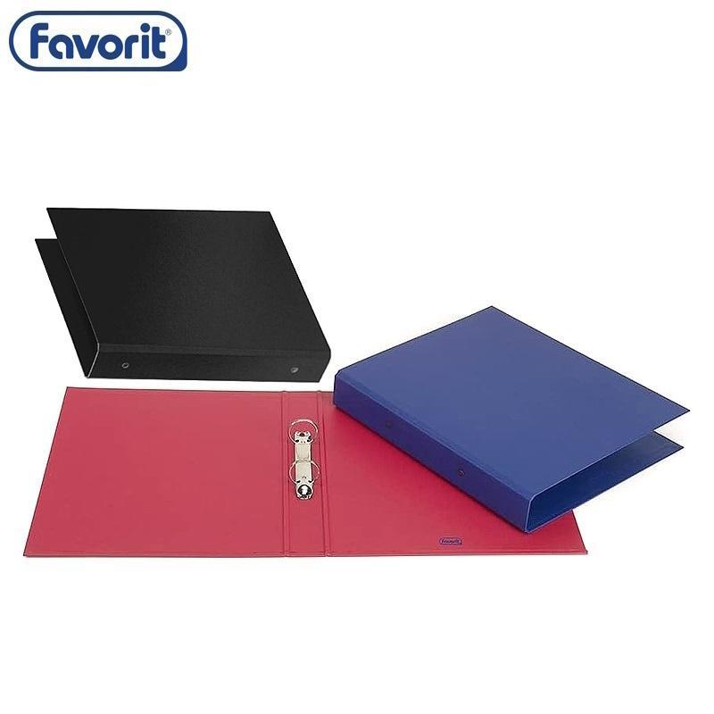 favorit favorit raccoglitore 2 anelli formato 22x30 cm diametro 30 mm colore blu - foto 1