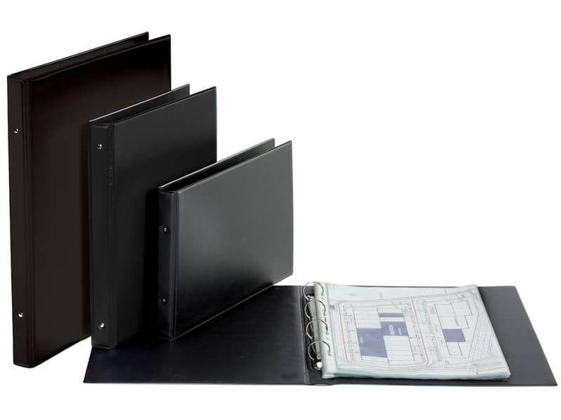 favorit favorit raccoglitore 4 anelli formato 35x50 cm diametro 30 mm colore nero - foto 1