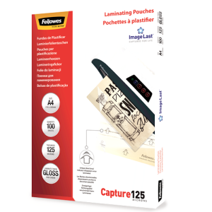 Pouches per plastificare formato a4 - 216x303 mm da 125 micron confezione da 100 pz.