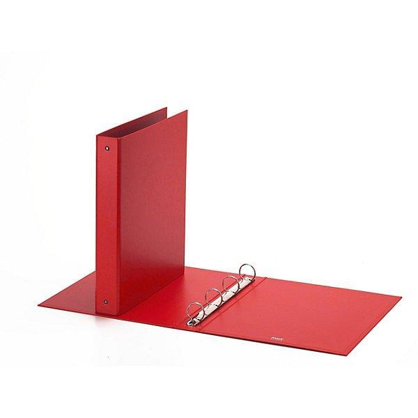 favorit favorit raccoglitore 4 anelli formato 22x30 cm diametro 40 mm colore rosso - foto 1