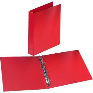 Raccoglitore 4 anelli formato 22x30 cm diametro 50 mm colore rosso
