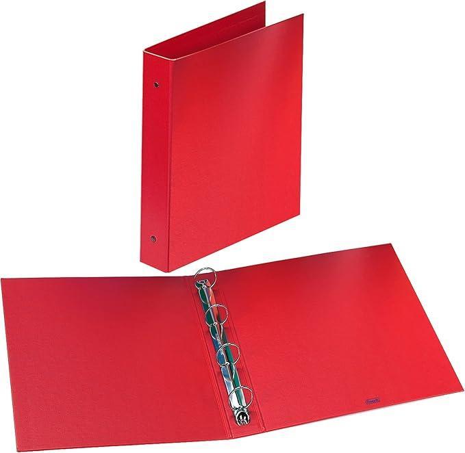 favorit favorit raccoglitore 4 anelli formato 22x30 cm diametro 50 mm colore rosso - foto 1