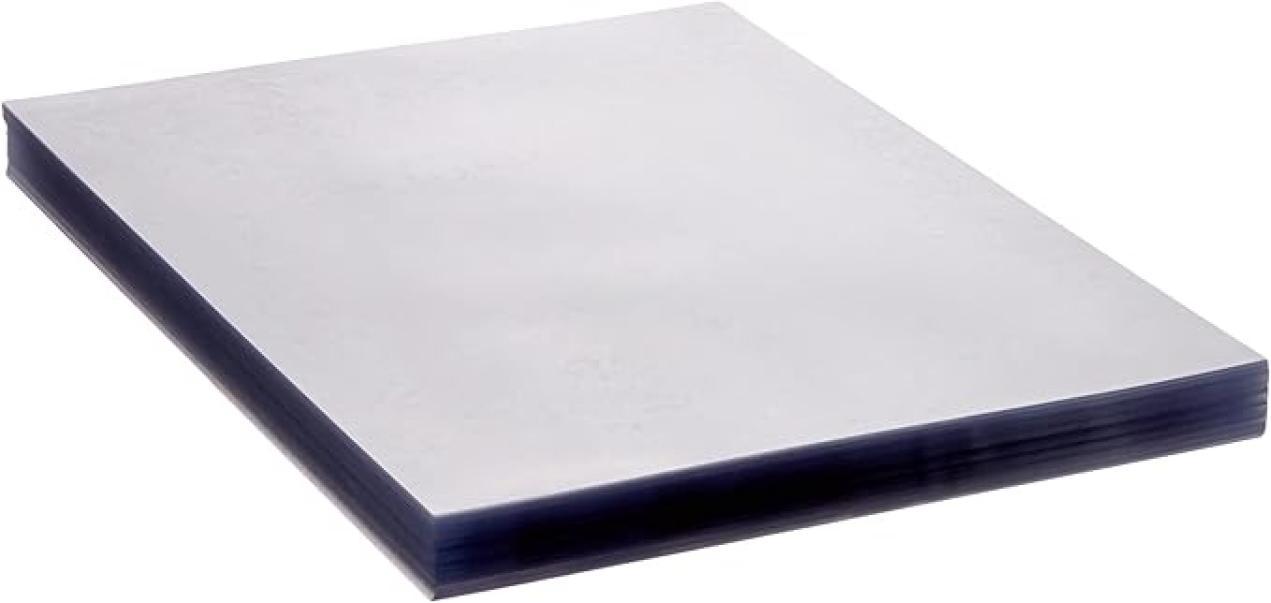 fellowes fellowes copertine trasparenti in pvc per rilegare formato a4 - 200 micron confezione da 100 pz - foto 2