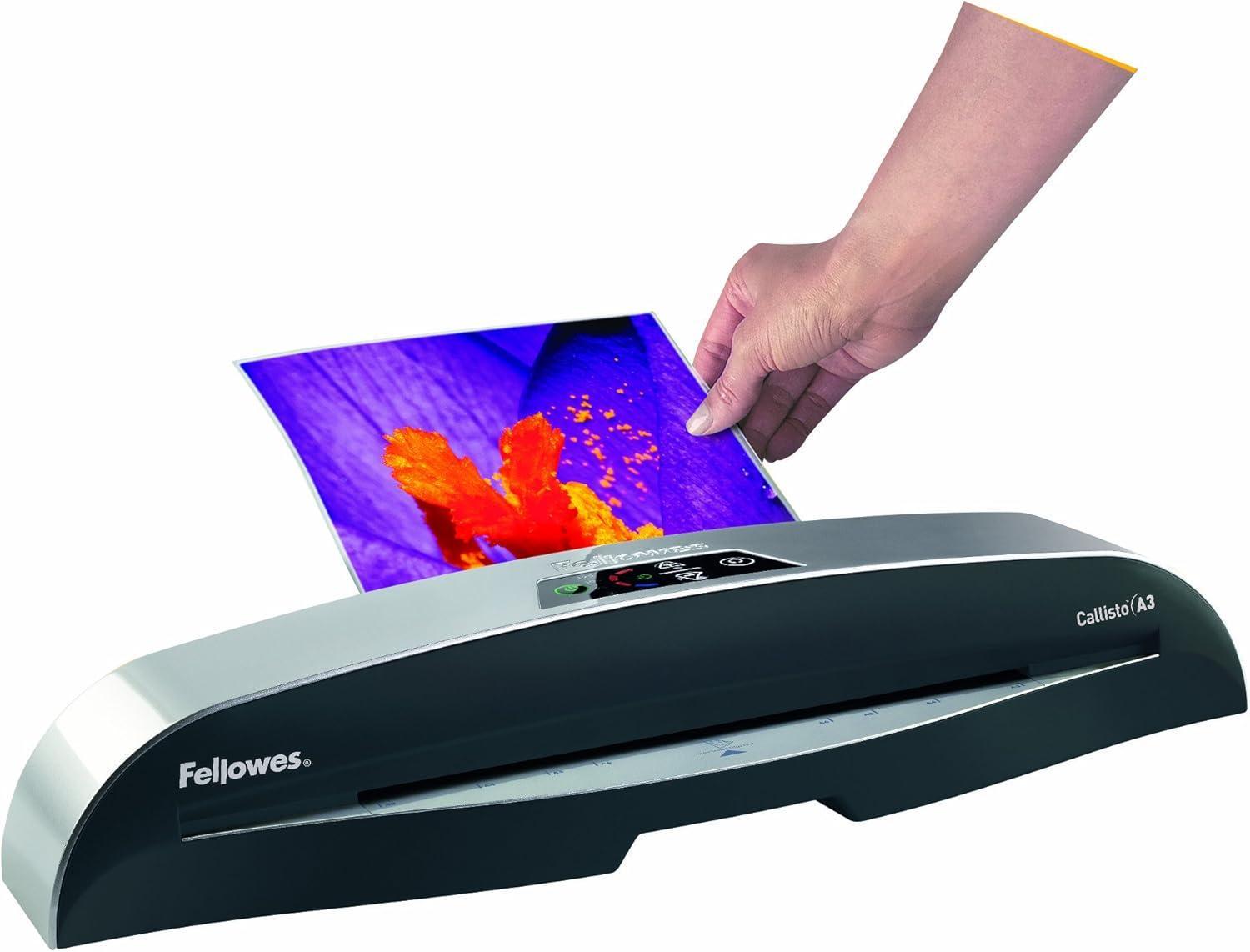 fellowes fellowes pouches per plastificare formato 83x113 mm da 125 micron confezione da 100 pz. - foto 4