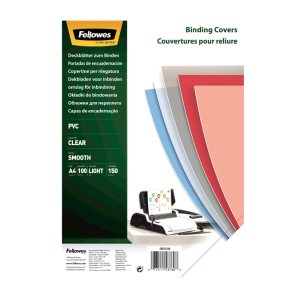 Copertine trasparenti in pvc per rilegare formato a4 - 150 micron confezione da 100 pz