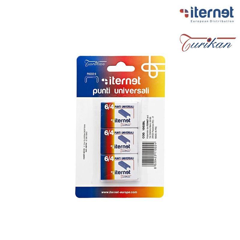 iternet iternet punti universali passo 6 altezza 4 mm blister da 3 pezzi da 1000 punti - foto 1
