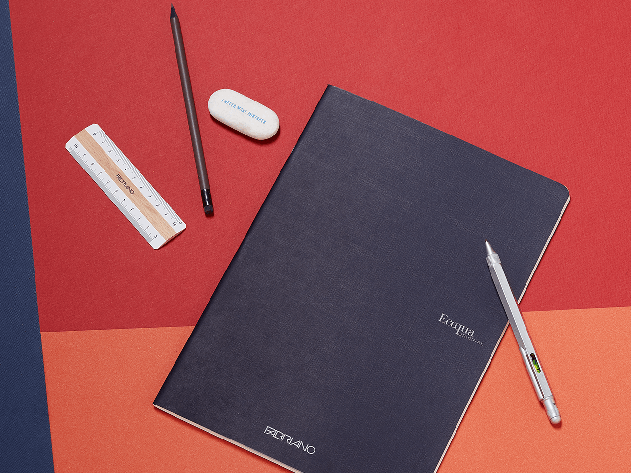 pigna fabriano ecoqua quaderno formato a5 dimensioni 15 x 21 cm 40 fogli da 90 gr/mq puntinato - foto 2