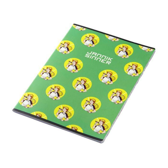 pigna pigna maxi quaderno a4 - 40 fogli da 80gr./mq quadretti da 5 mm jannik sinner - foto 4