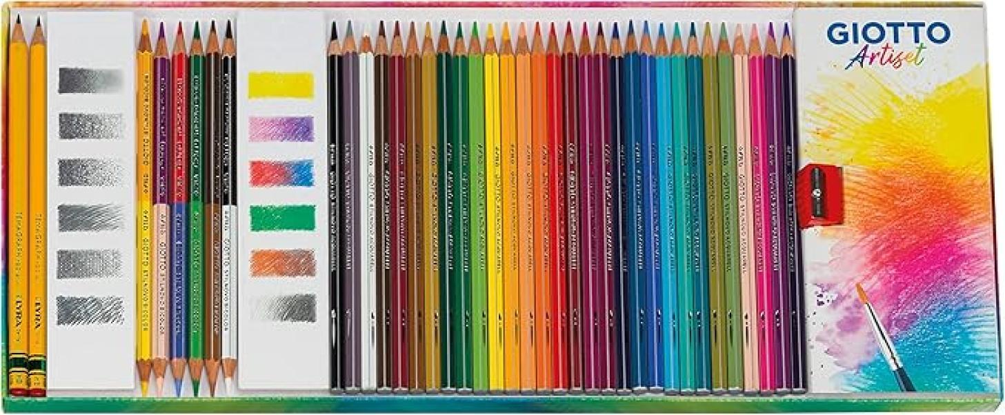 giotto giotto artiset set di tempere e matite colorate acquerellabili - foto 4