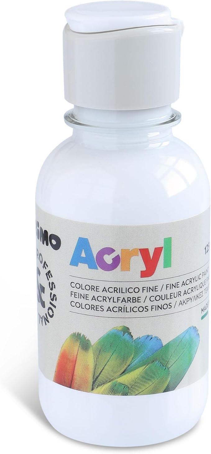 primo primo tempera acrilica da 125 ml colore bianco 100 - foto 1