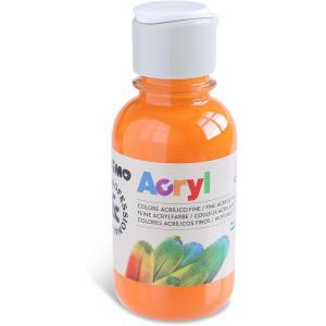 Tempera acrilica da 125 ml colore arancio 250
