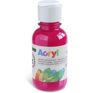 Tempera acrilica da 125 ml colore rosso magenta 301