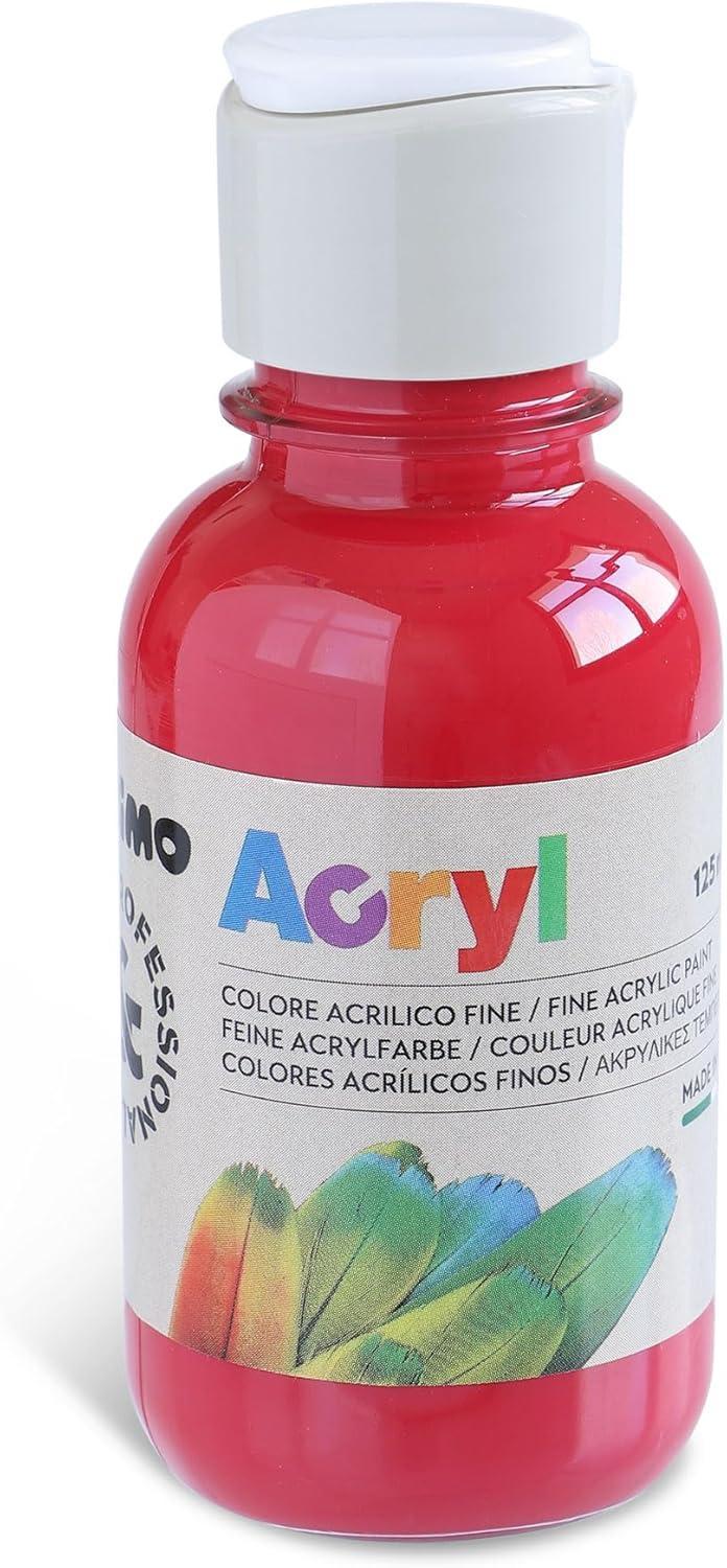 primo primo tempera acrilica da 125 ml colore carminio 310 - foto 1