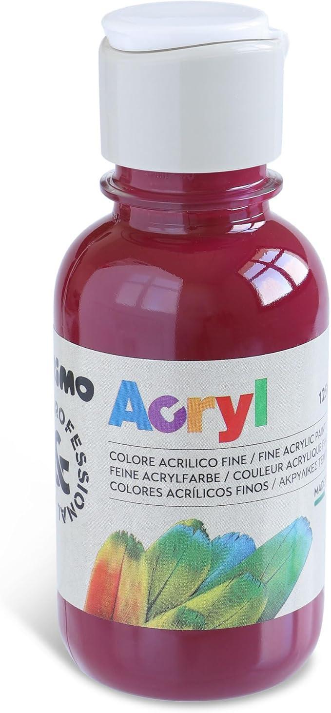 primo primo tempera acrilica da 125 ml colore bordeaux 320 - foto 1