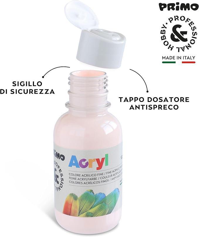 primo primo tempera acrilica da 125 ml colore rosa carne 330 - foto 2