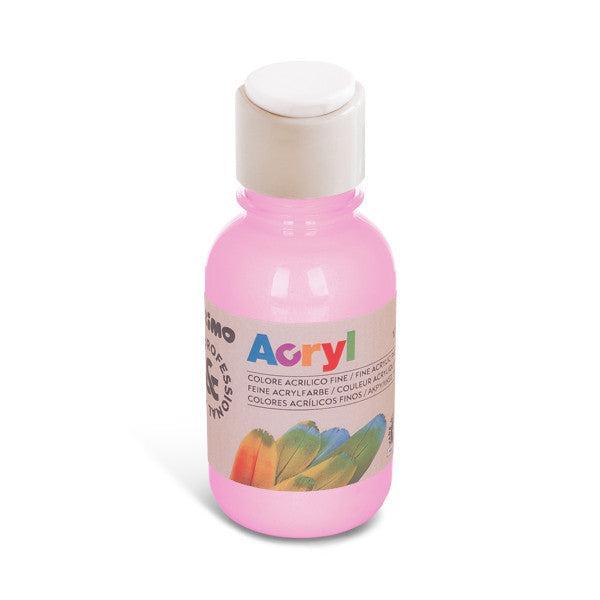 primo primo tempera acrilica da 125 ml colore rosa 340 - foto 1