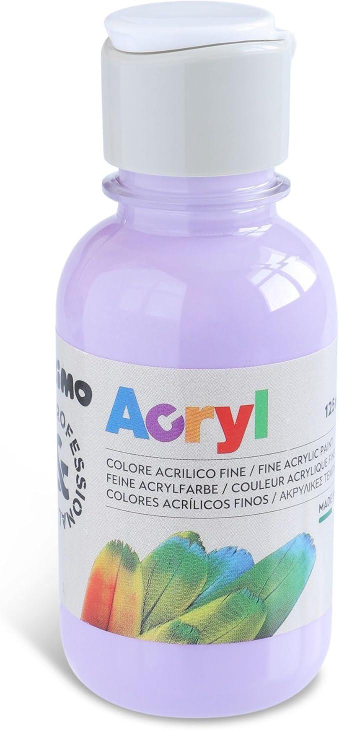 primo primo tempera acrilica da 125 ml colore lilla 450 - foto 1