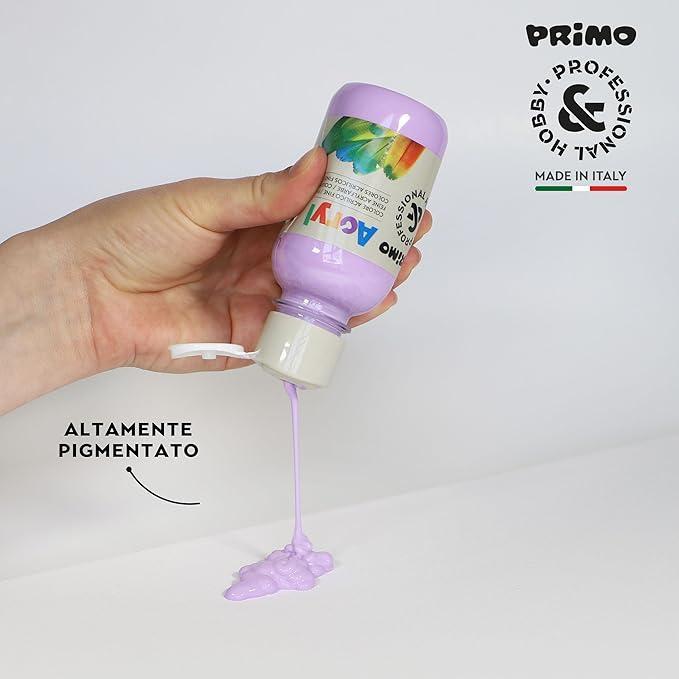 primo primo tempera acrilica da 125 ml colore lilla 450 - foto 3