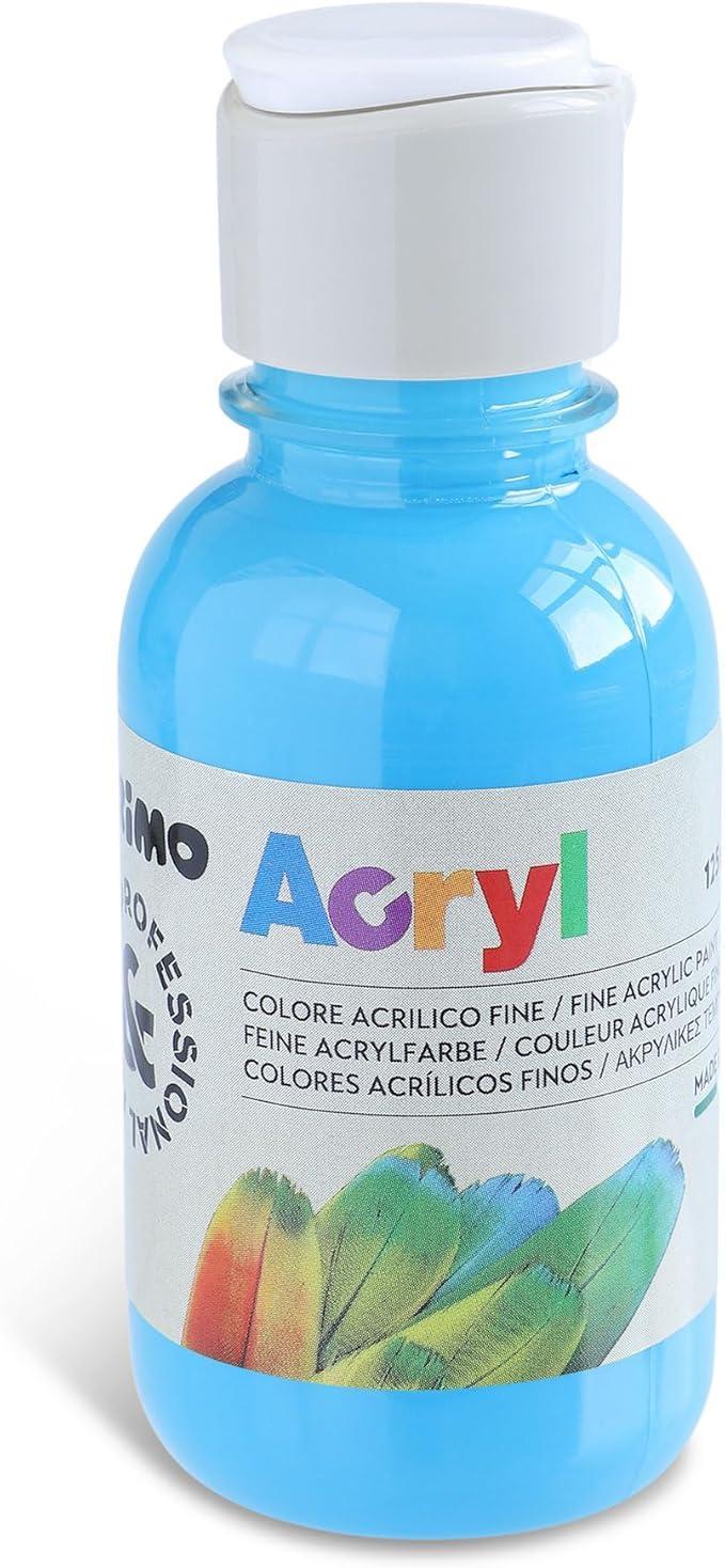 primo primo tempera acrilica da 125 ml colore blu cyan 501 - foto 1