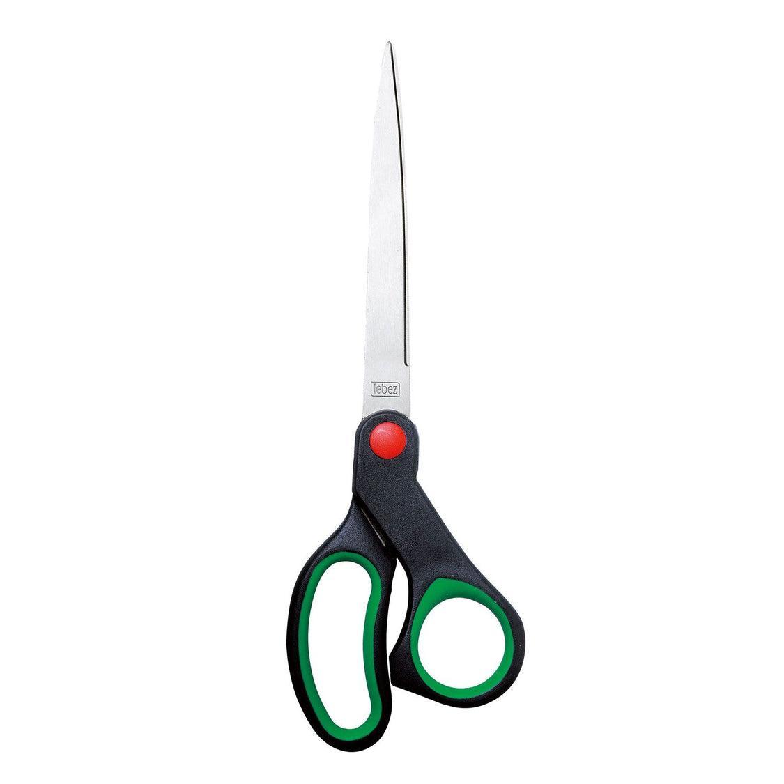 lebez lebez forbice in acciao inox e impugnatura in gomma dimensioni 22,5 cm - foto 2