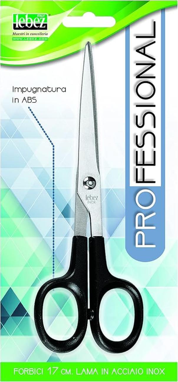 lebez lebez forbice in acciaio inox manico in plastica abs dimensioni 17 cm - foto 1