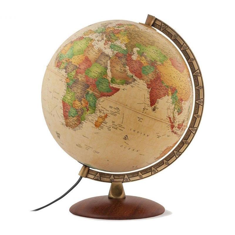 tecnodidattica tecnodidattica mappamondo globo antiquus luminoso diametro 30 cm - foto 1