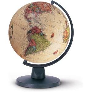 Mappamondo globo geografico mini antico diametro 16 cm