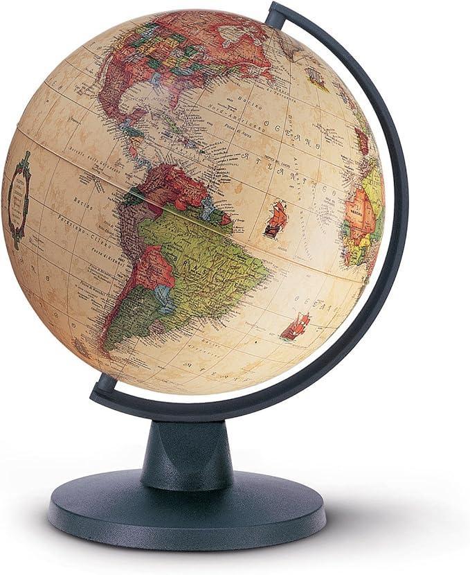 tecnodidattica tecnodidattica mappamondo globo geografico mini antico diametro 16 cm - foto 1