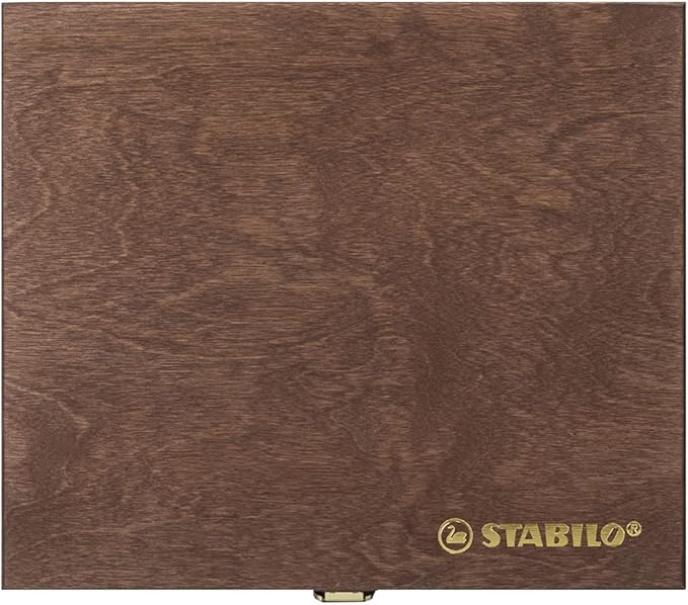 stabilo stabilo aquacolor 36 pastelli acquerellabili in scatola di legno - foto 3