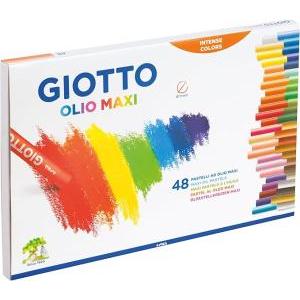 Pastelli ad olio maxi 11 mm in confezione da 48 colori assortiti