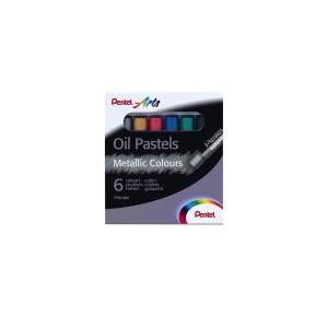 Pastelli a olio 6 colori metal