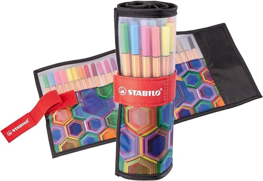 stabilo stabilo point 88 fineliner rotolo arty edition 25 pennarelli colori assortiti 8825-071 - foto 1