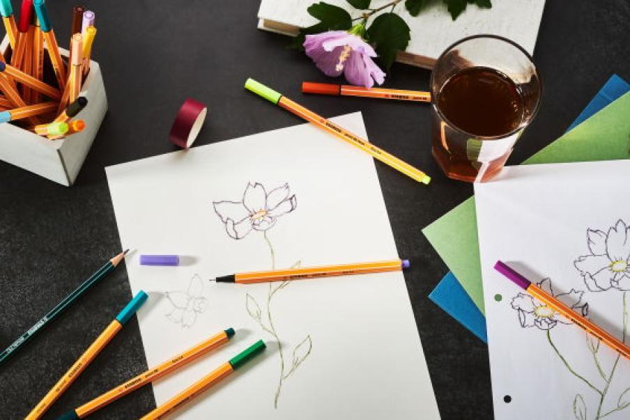 stabilo stabilo point 88 fineliner rotolo arty edition 25 pennarelli colori assortiti 8825-071 - foto 3