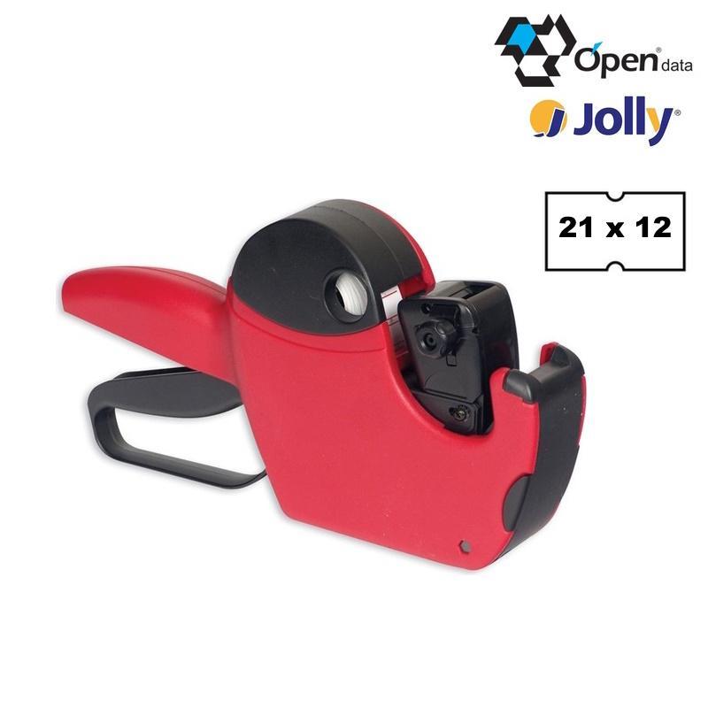 open data open data jolly prezzatrice a 8 cifre per etichette di dimensione 21x12 mm - foto 1