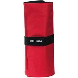 Astuccio arrotolato 24 scomparti colore rosso