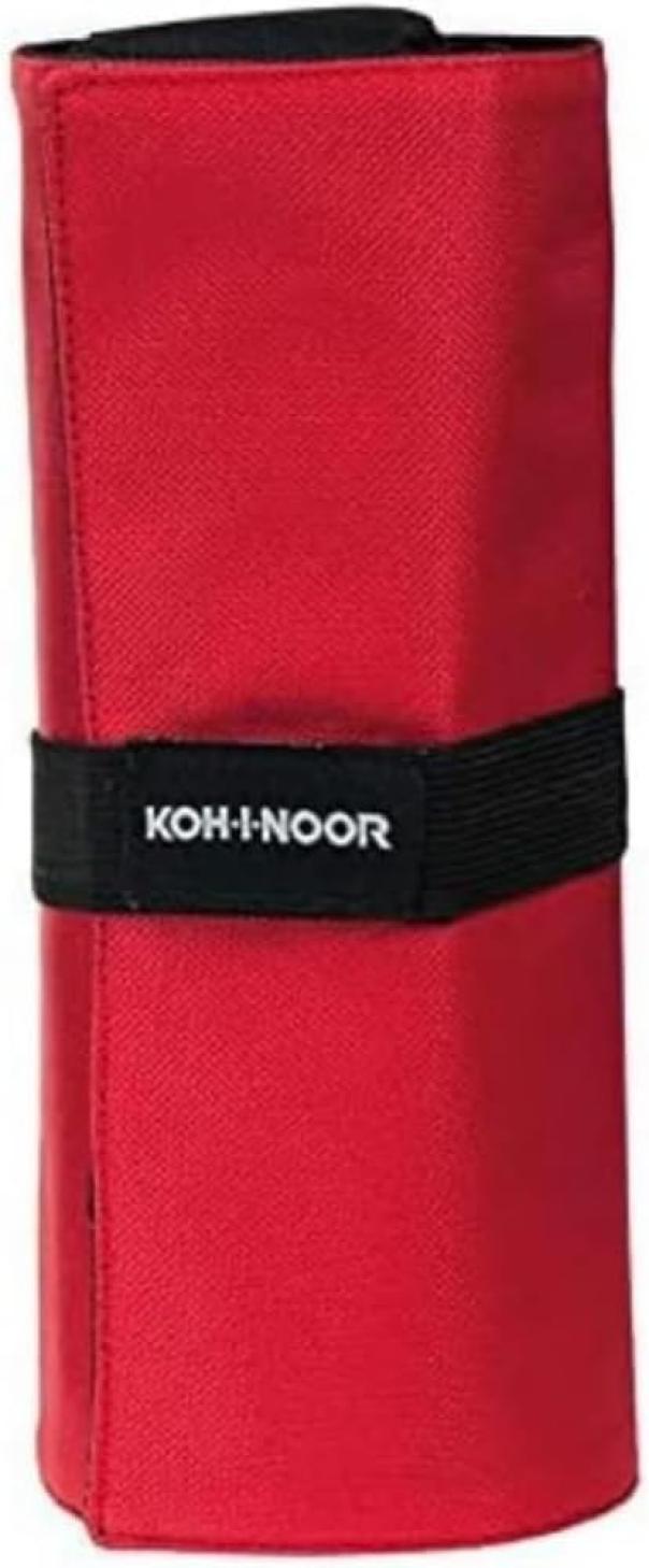 koh-i-noor koh-i-noor astuccio arrotolato 24 scomparti colore rosso - foto 1