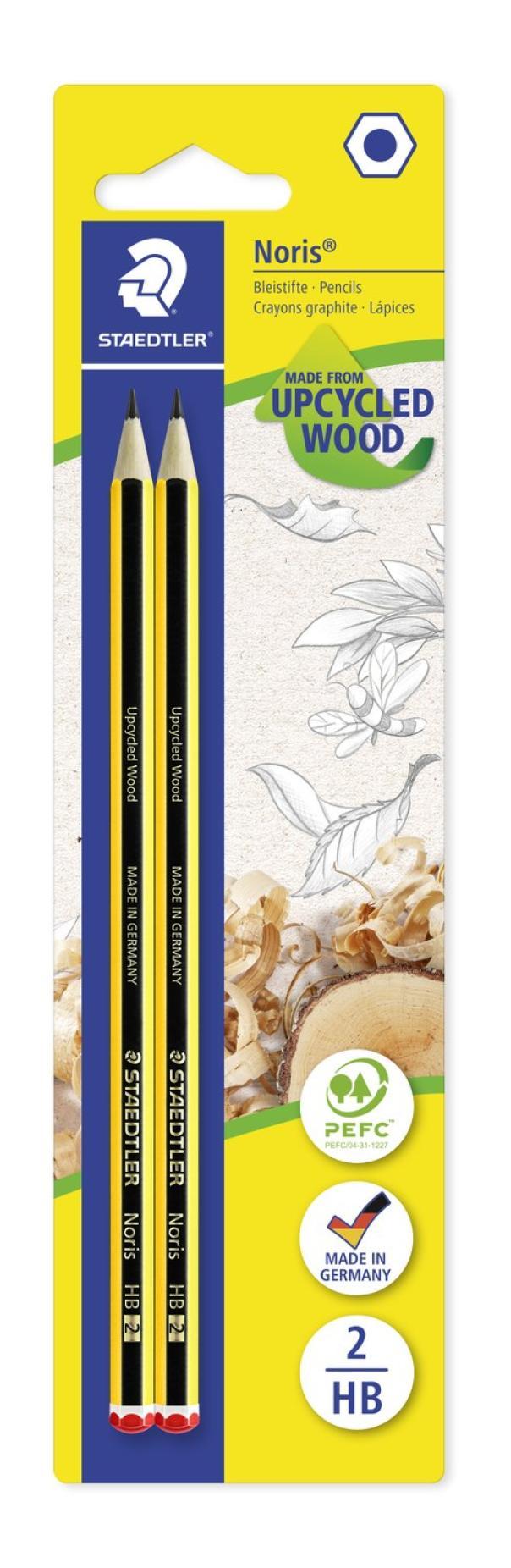 staedtler staedtler noris matita in grafite gradazione hb in blister da 2 pz - foto 1