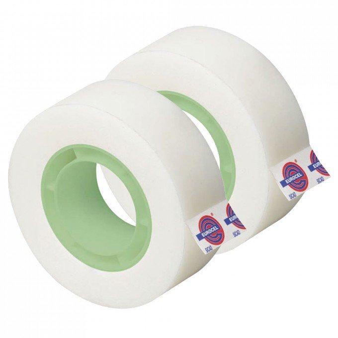 eurocel eurocel nastro adesivo invisibile dimensioni mm 19x33 mt in blister da 2 pz. - foto 2