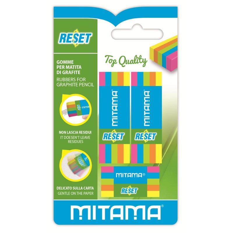 mitama mitama reset gomma per matita di alta qualità in blister da 3 pz - 62872 - foto 1