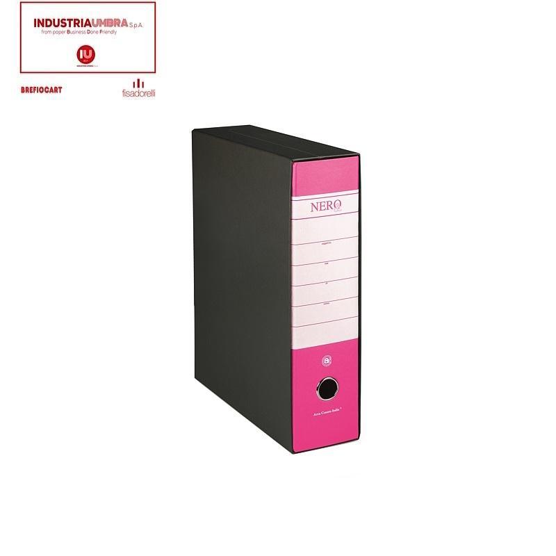 brefiocart brefiocart nero raccoglitore registratore protocollo dimensioni 28,5x35 cm dorso 8 colore ciclamino - foto 1