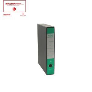 Nero raccoglitore registratore protocollo dimensioni 28,5x35 cm dorso 5 colore verde