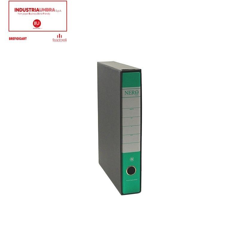 brefiocart brefiocart nero raccoglitore registratore protocollo dimensioni 28,5x35 cm dorso 5 colore verde - foto 1