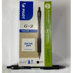 G 2 penna a sfera 12 pz gel a scatto ricaricabile colore nero punta da 0,7 mm
