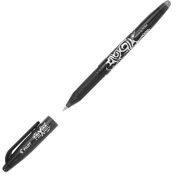 pilot pilot frixion ball 12 penne a sfera cancellabili ricaricabili nero con punta da 0,7 mm - foto 3