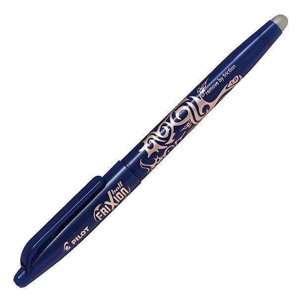 pilot pilot frixion ball 12 penne a sfera cancellabili ricaricabili blu con punta da 0,7 mm - foto 2