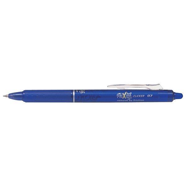 pilot pilot frixion ball clicker penna a sfera cancellabile e ricaricabile colore blu punta da 0,7 mm - foto 2
