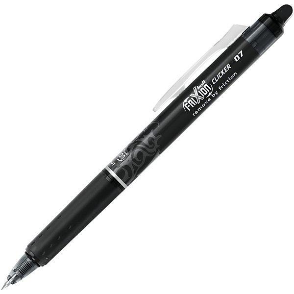 pilot pilot frixion clicker 12 pz penna a sfera cancellabile ricaricabile nero punta da 0,7 mm - foto 2