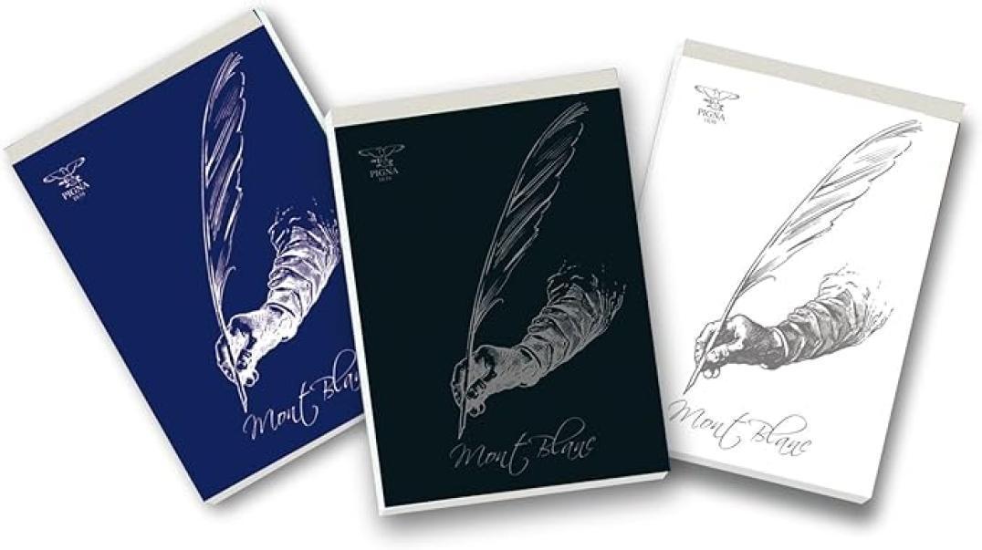 mont blanc mont blanc blocchi notes conf. da 10 pz bianco senza rigatura formato a4 21x29,7 cm 70fg 60 gr/mq - foto 2