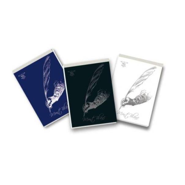 mont blanc mont blanc blocchi notes conf. 10 pz bianco senza rigatura formato a5 15x21 cm 70fg 60 gr/mq - foto 2
