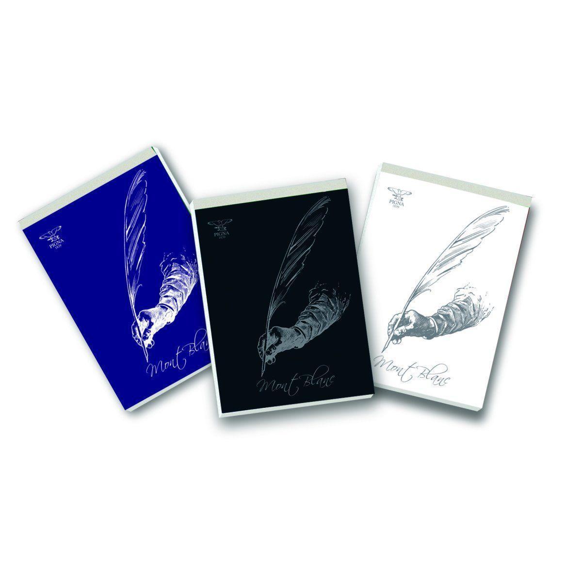 mont blanc mont blanc blocchi notes conf. 20 pz quadretti 5 mm formato a6 10x15 cm 70fg 60 gr/mq - foto 2